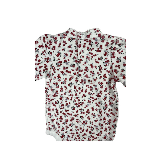 Langarm-Body mit Blumenmuster