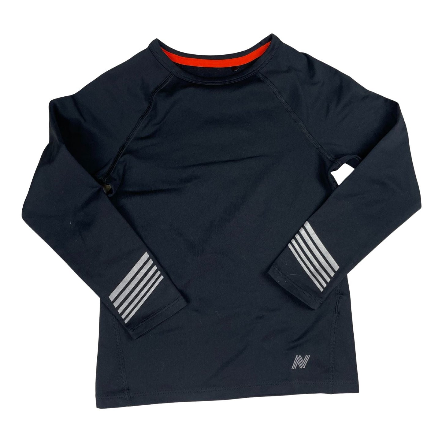 Schwarzes Langarmshirt von Next mit Streifen-Detail