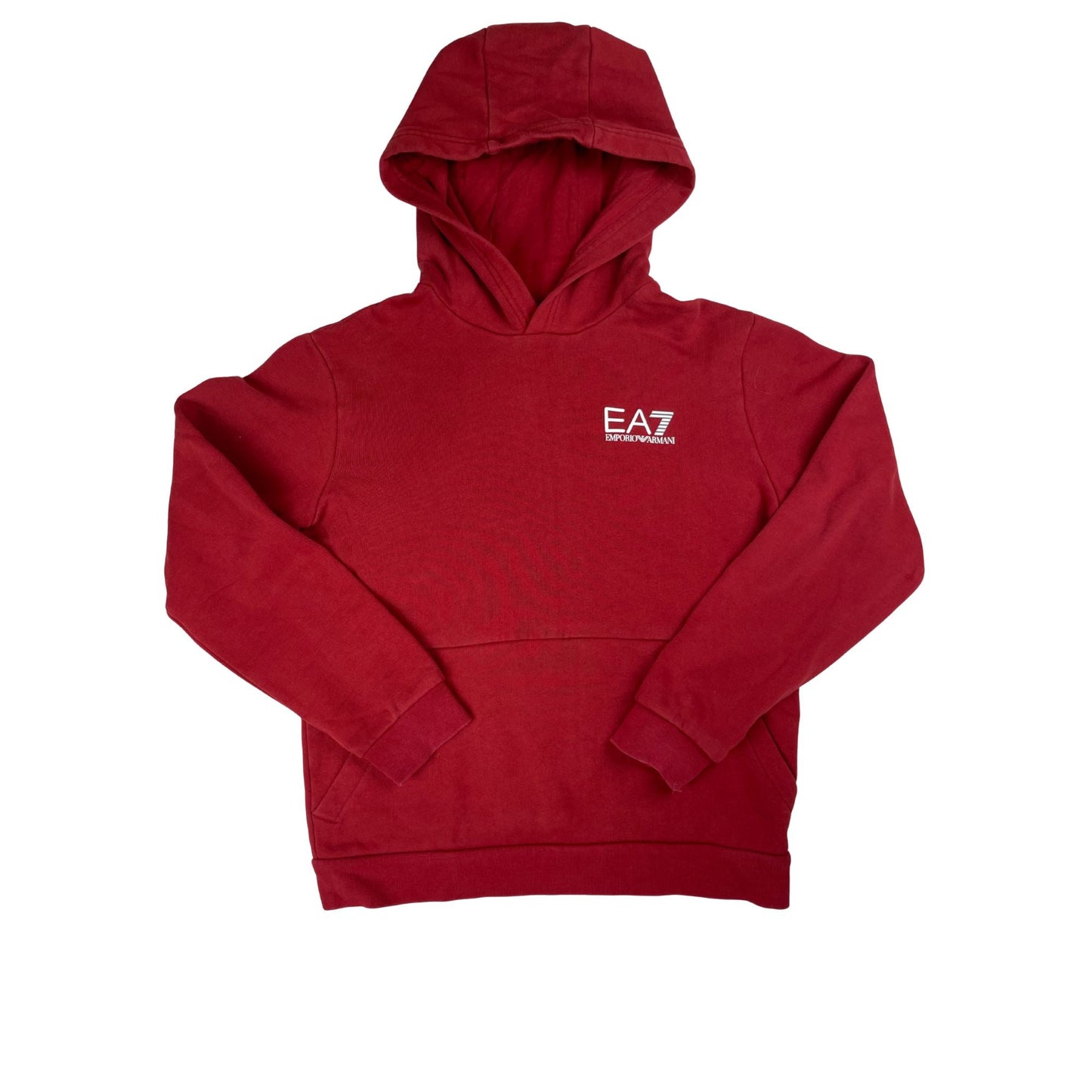 Roter Kapuzenpullover für Kinder von EA7
