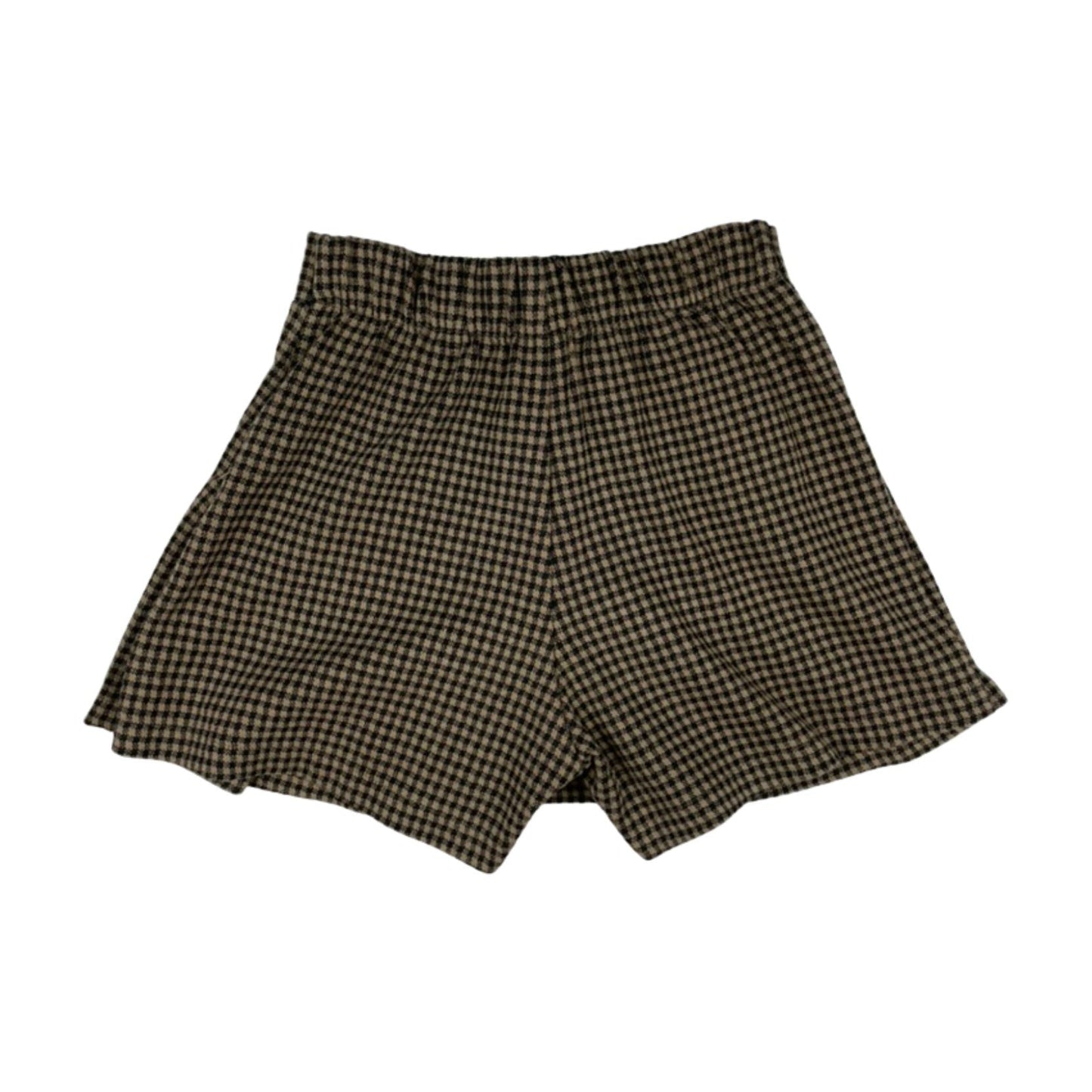 Karierter Kinderrock mit Falten