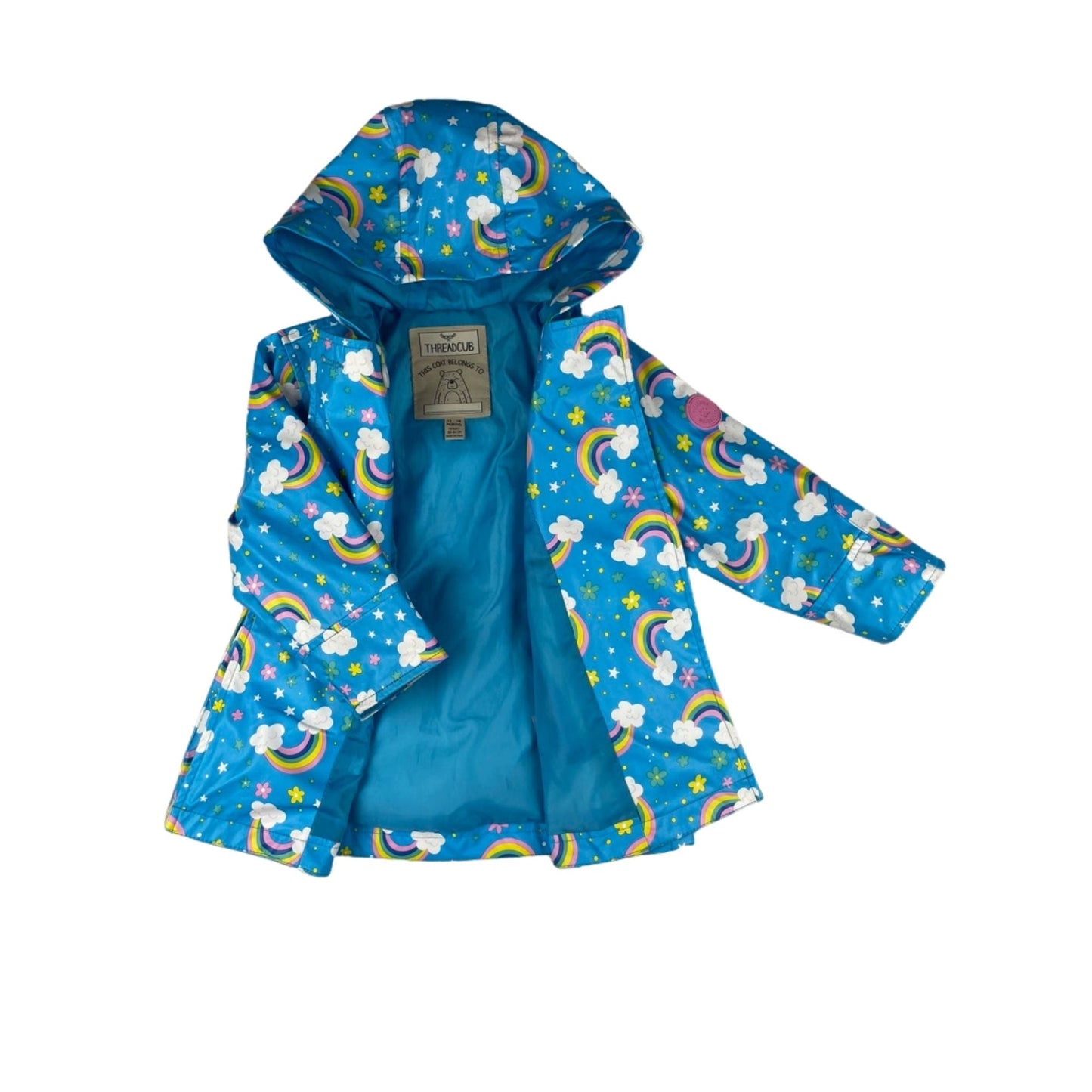 Regenjacke mit Regenbogen