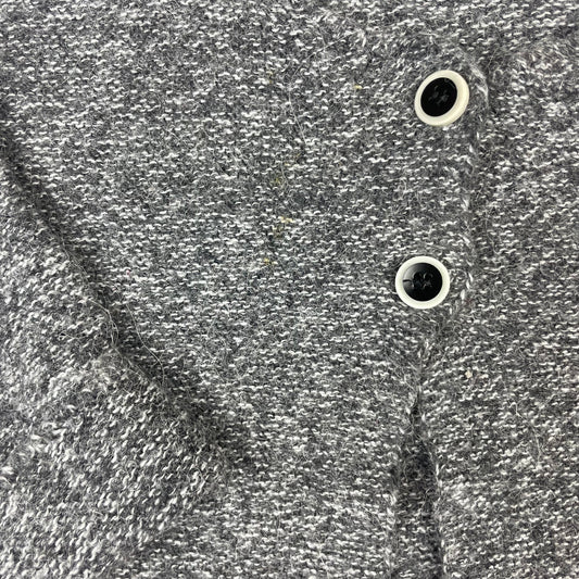 Graue melierte Strickjacke von bellybutton, Größe 86 – detail