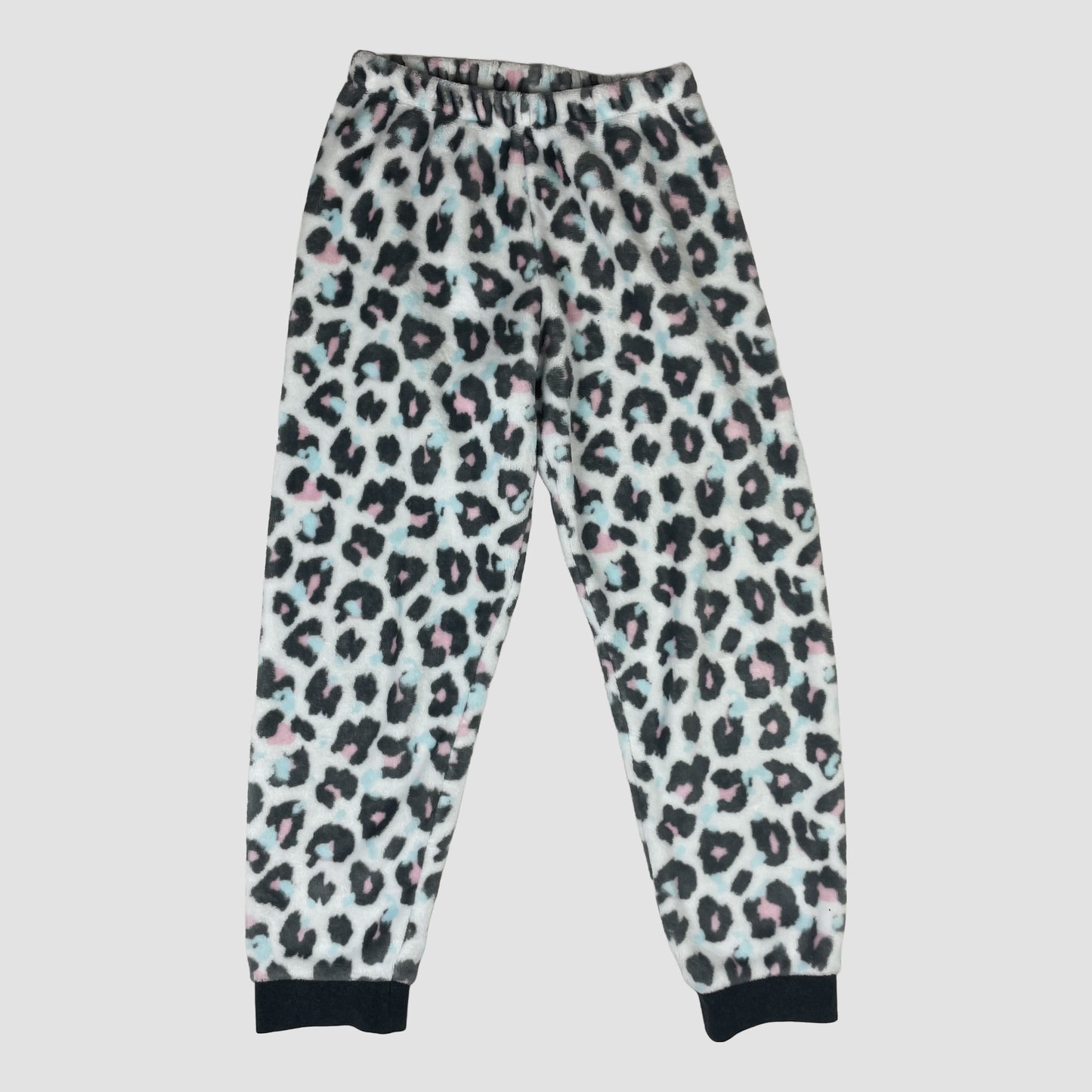 Fleece-Schlafhose mit Leopardenmuster, Größe 140 von C&A here+there – front