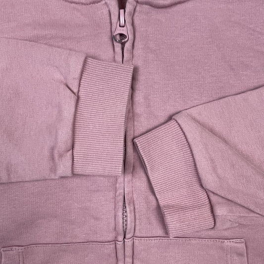 Rosa Sweatjacke von George mit Kapuze und Reißverschluss, Größe 7–8 Jahre – detail