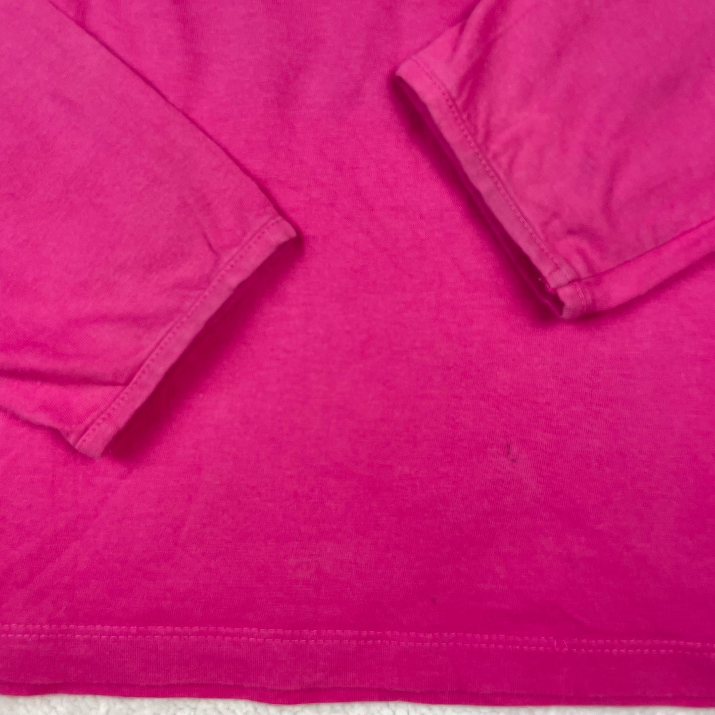 Pinkes Langarmshirt aus Baumwolle von Y.F.K., Größe 134/140 – detail
