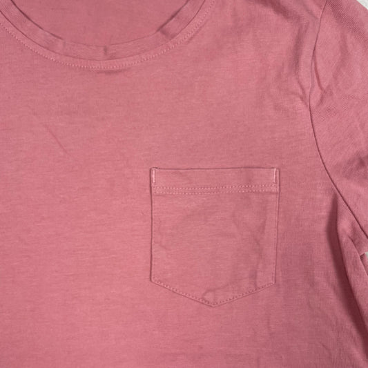 Rosa T-Shirt von George mit Brusttasche, Größe 9–10 Jahre (135–140 cm) – detail
