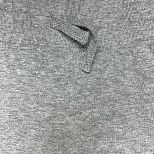 Graue Kinder-Jogginghose mit Kordelzug und Rippbündchen, Größe 158 – detail