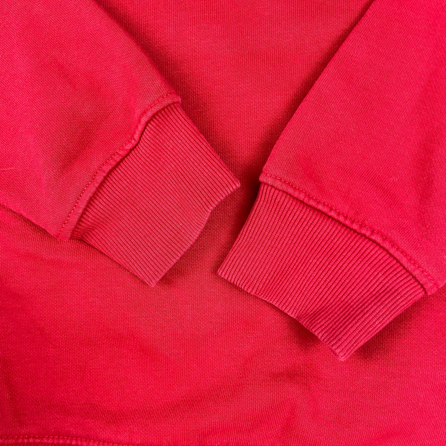 Rotes Kinder-Sweatshirt, Größe 8–9 Jahre – detail