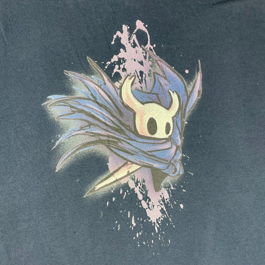 Dunkelblaues T-Shirt mit Grafikprint, Rabbit Skins Youth L