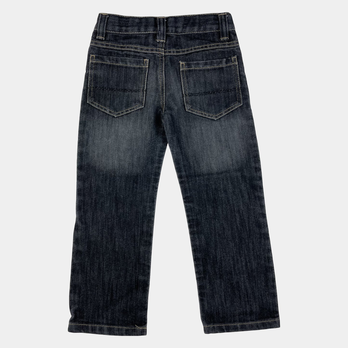 Dunkelgraue Kinder-Jeans, Größe 110 – back