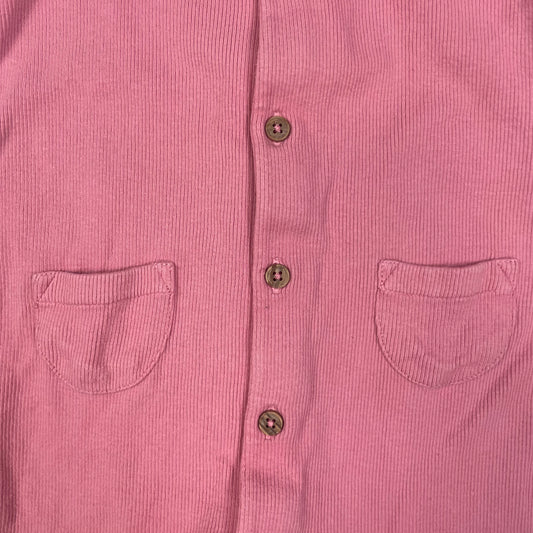 Rosa ärmelloser Overall mit Knopfleiste von M&S