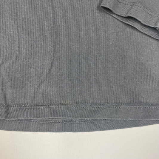 Graues Langarmshirt mit Rüschen