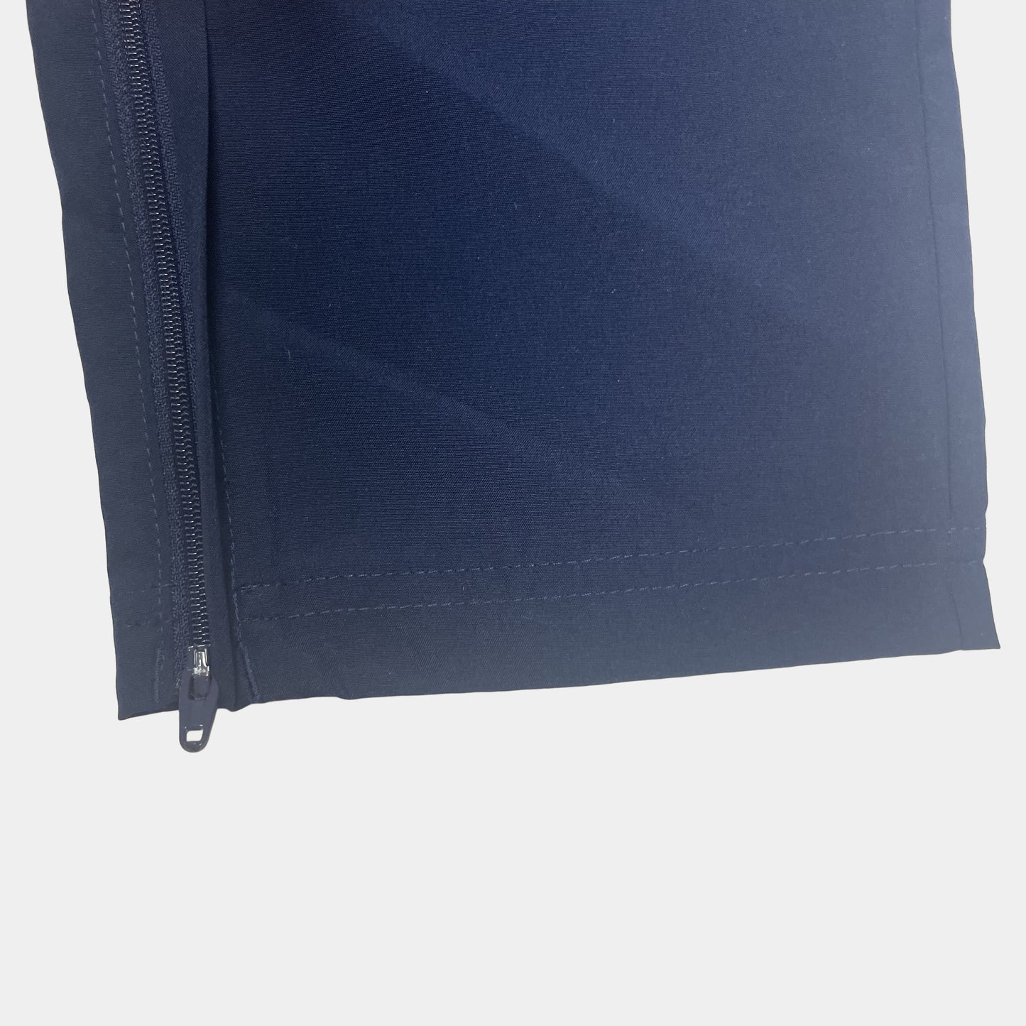 Blaue Sporthose aus Polyester mit elastischem Bund und Adidas-Logo – zip