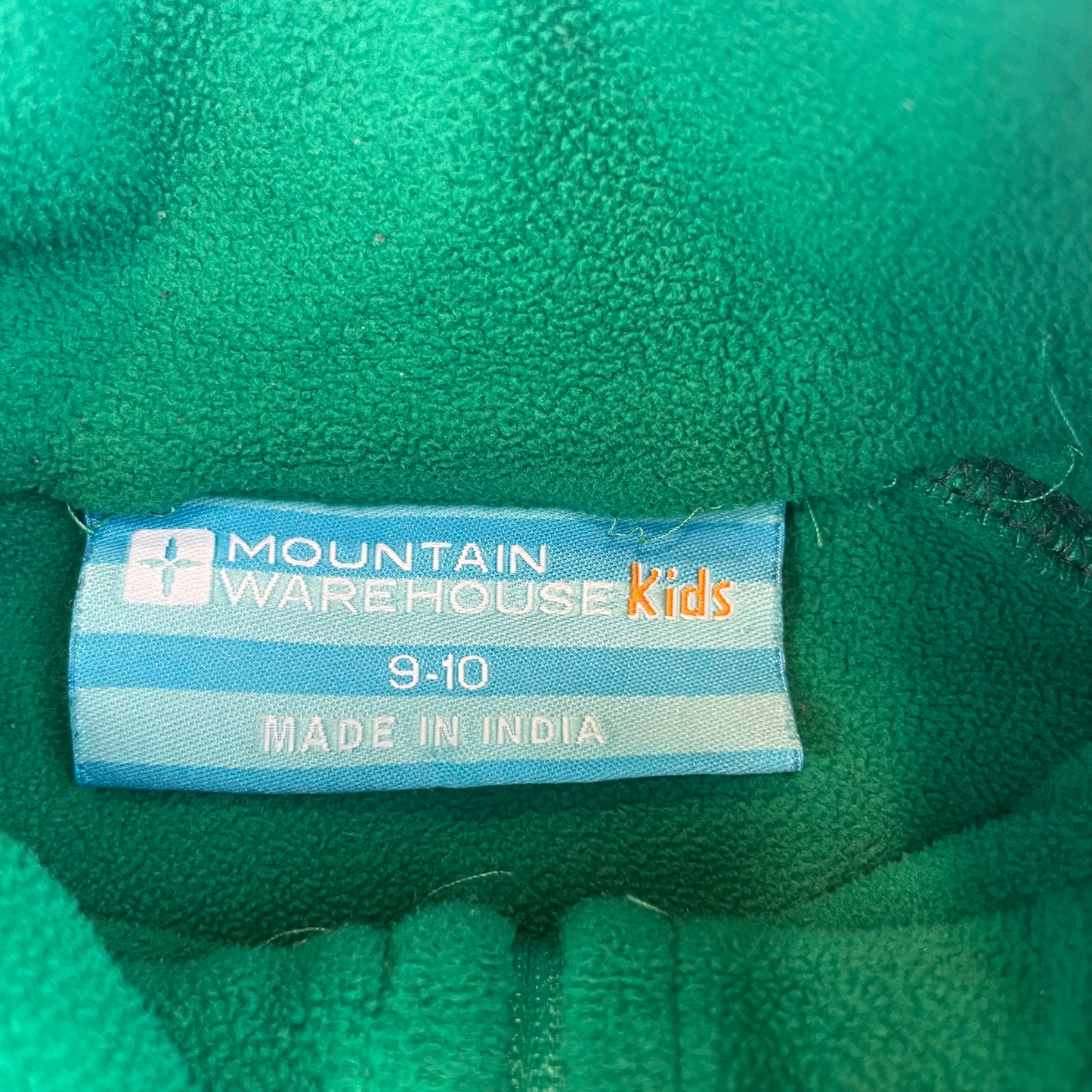 Grüner Mountain Warehouse Fleece-Pullover für Kinder – label