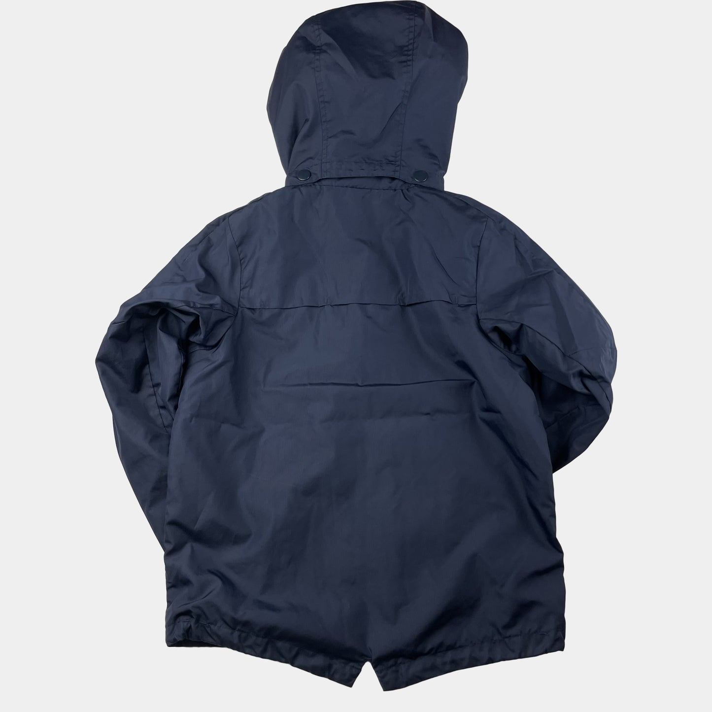 Dunkelblaue Regenjacke mit Kapuze von Nike für Kinder – back