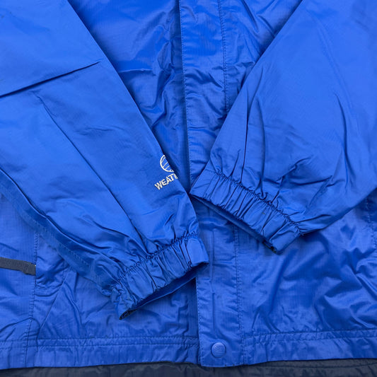 Blaue Regenjacke mit Kapuze für Kinder, Größe 11-12 Jahre – sleeve