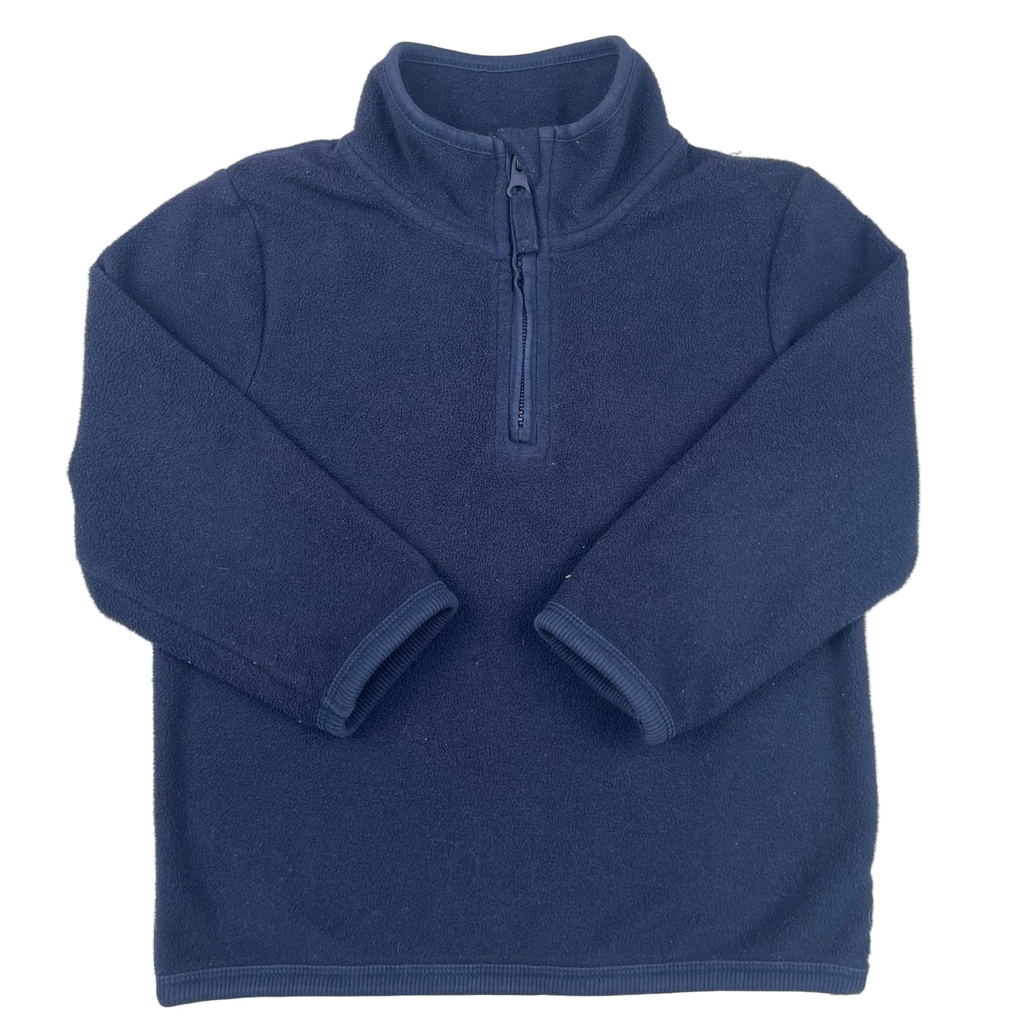 Navy Fleece-Pullover mit Half-Zip von George, Größe 2–3 Jahre