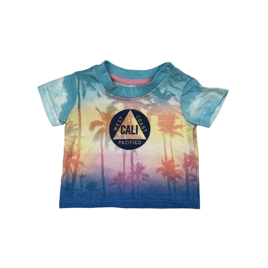 Buntes T-Shirt, Mädchen, Jungen, Größe 0-3 Monate