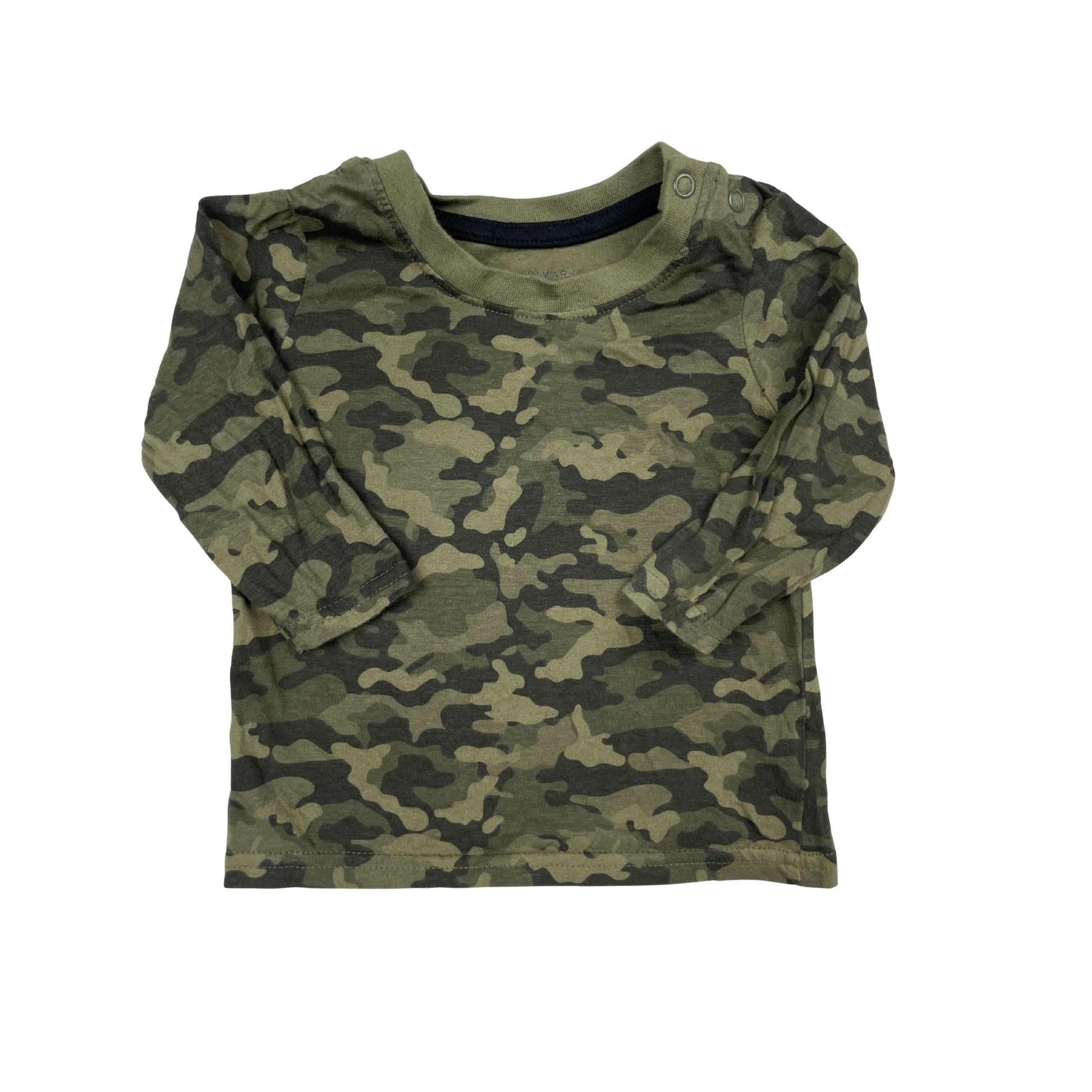 Camouflage T-Shirt, Jungen, Größe 3-6 Monate