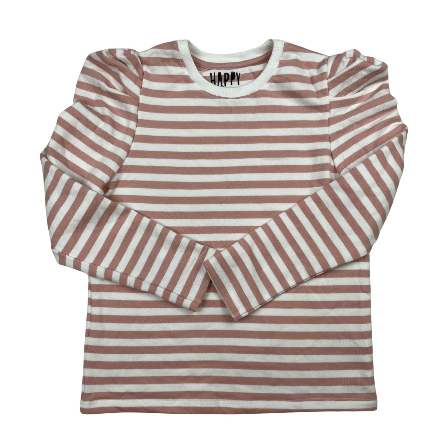 Gestreiftes Langarmshirt, Mädchen, Größe 9-10 Jahre