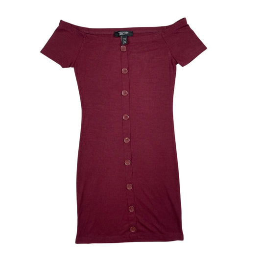 Bordeauxrotes Kleid, Mädchen, 9 Jahre