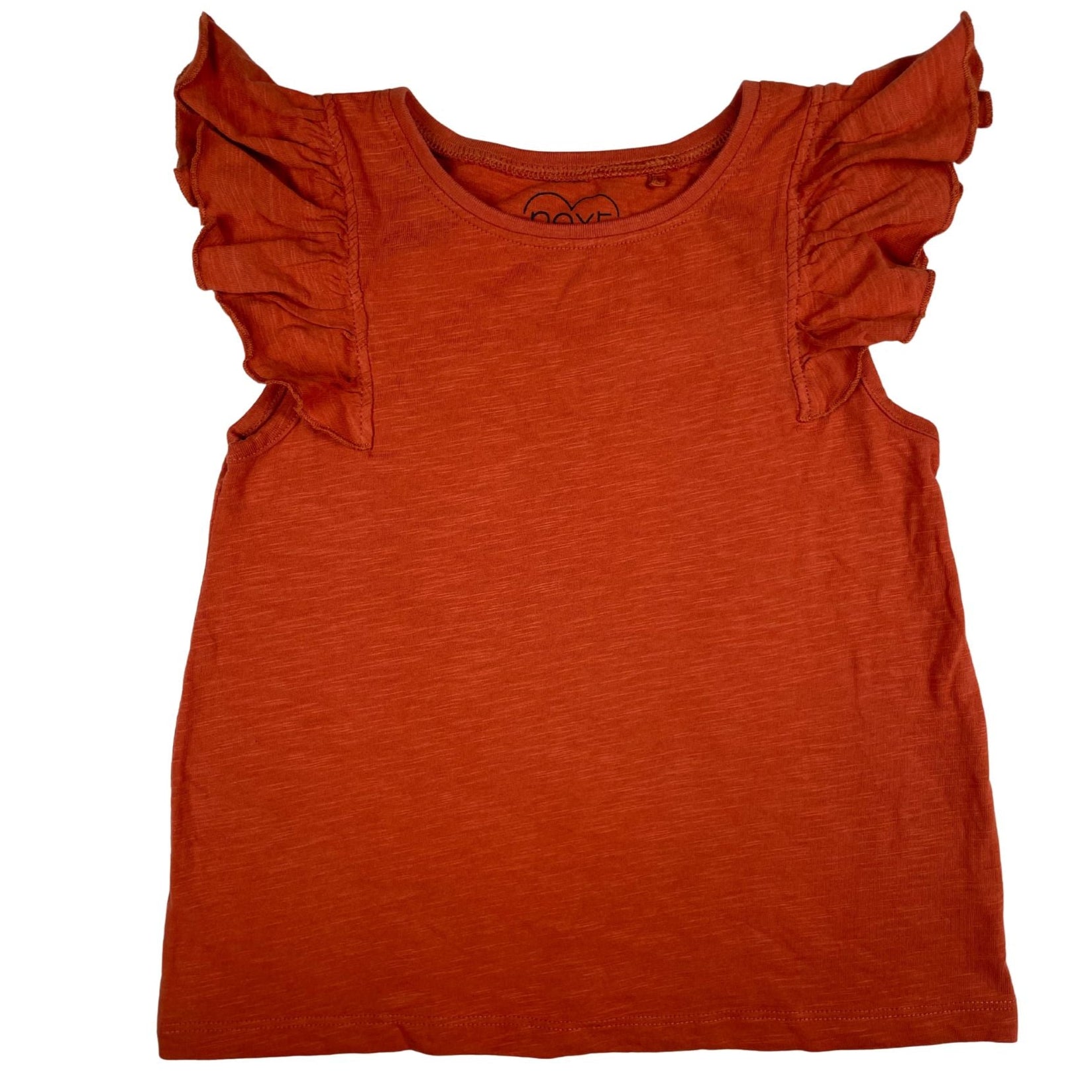 T-Shirt mit Rüschenärmeln von Next, Mädchen, Größe 116