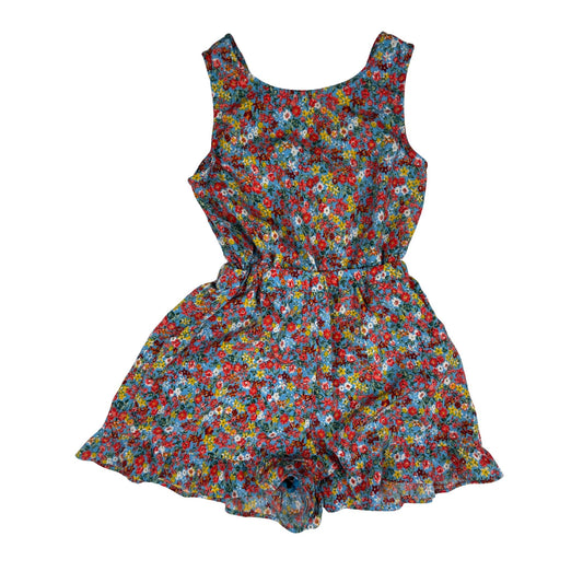 Blumiger Jumpsuit für Mädchen aus recyceltem Polyester