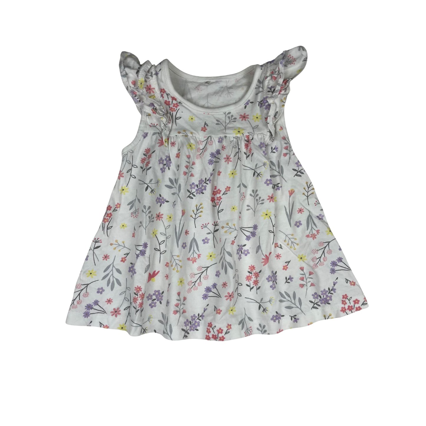 Blumiges Sommerkleid für Mädchen