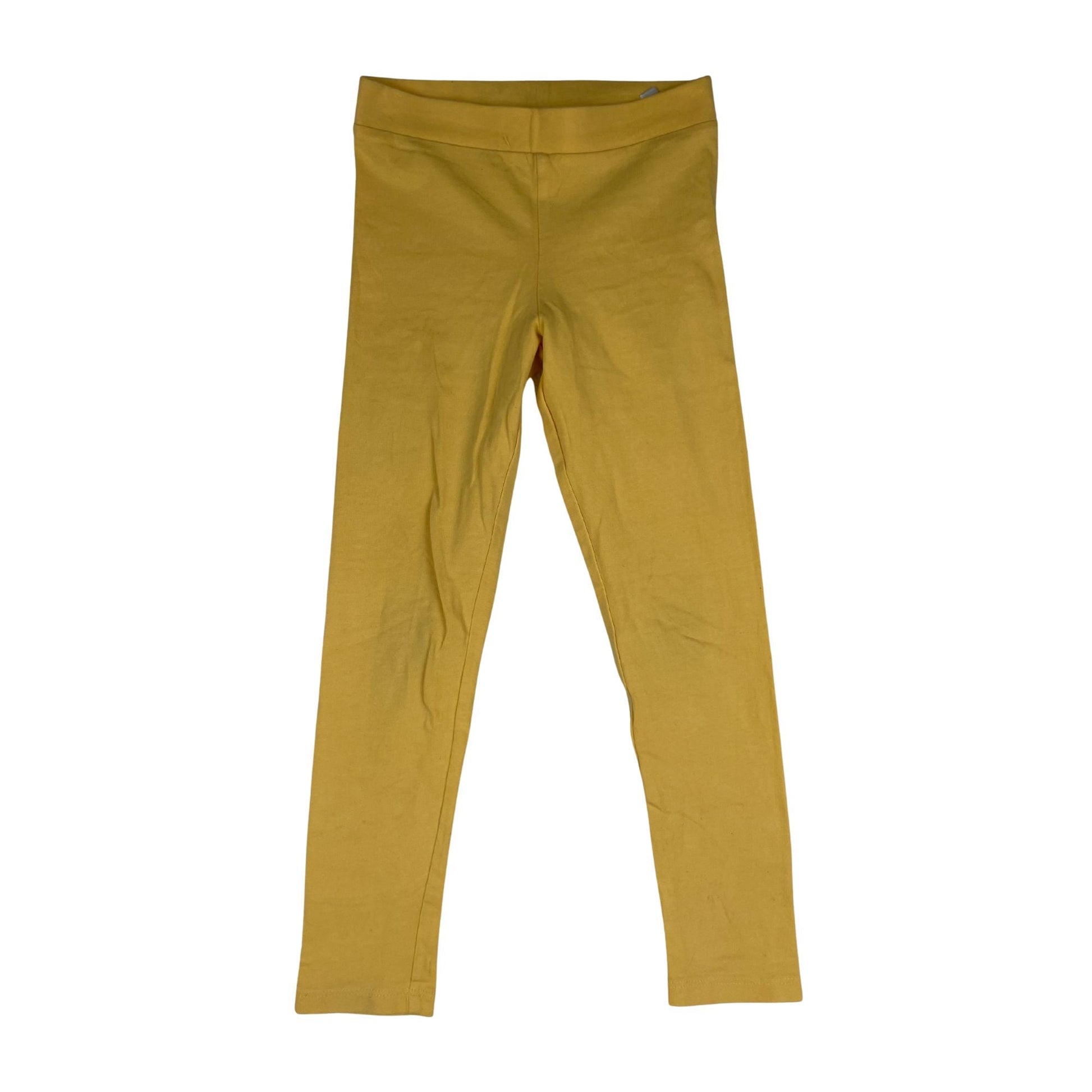 Gelbe Kinderleggings aus Baumwolle