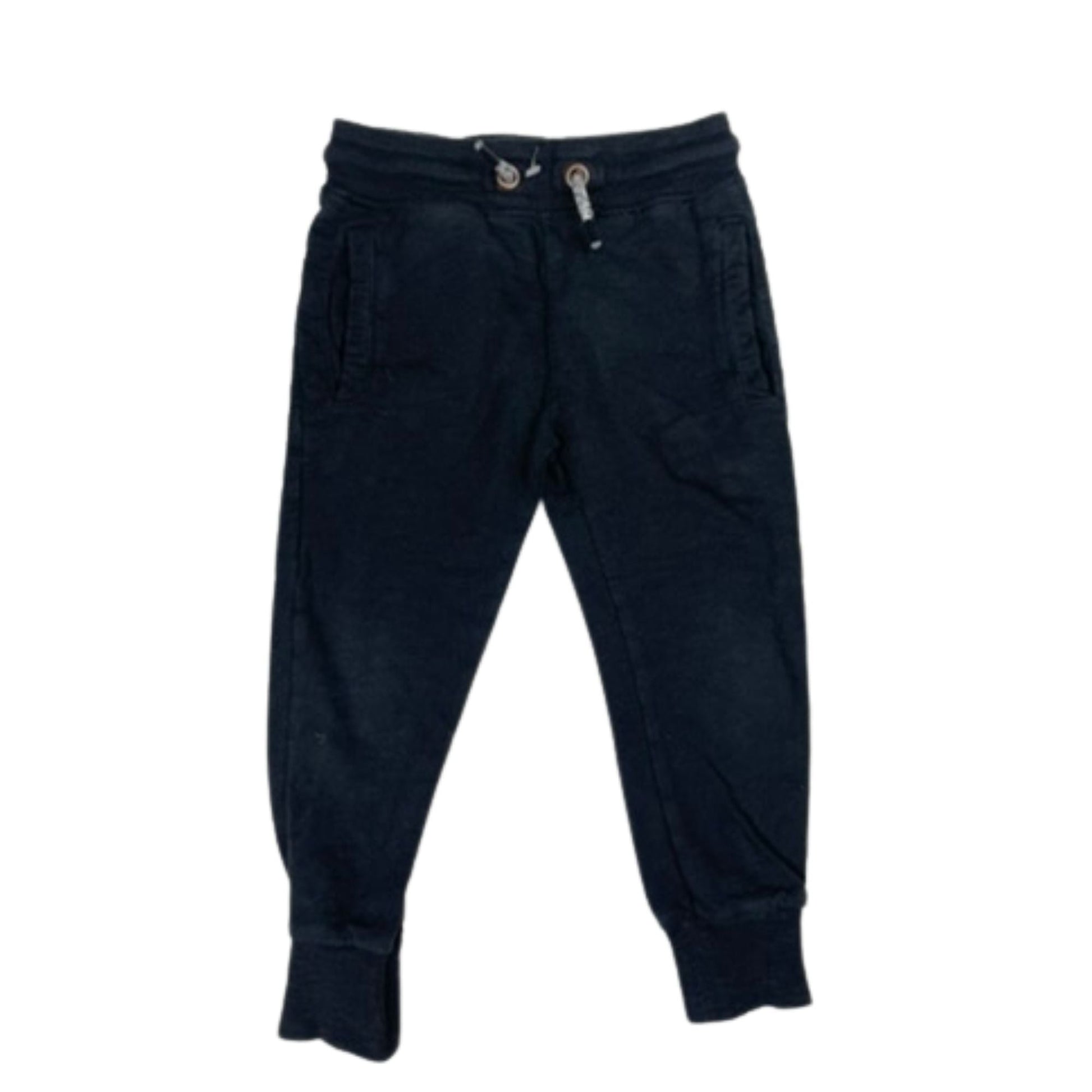 Dunkelblaue Jogginghose für Jungen aus Baumwolle