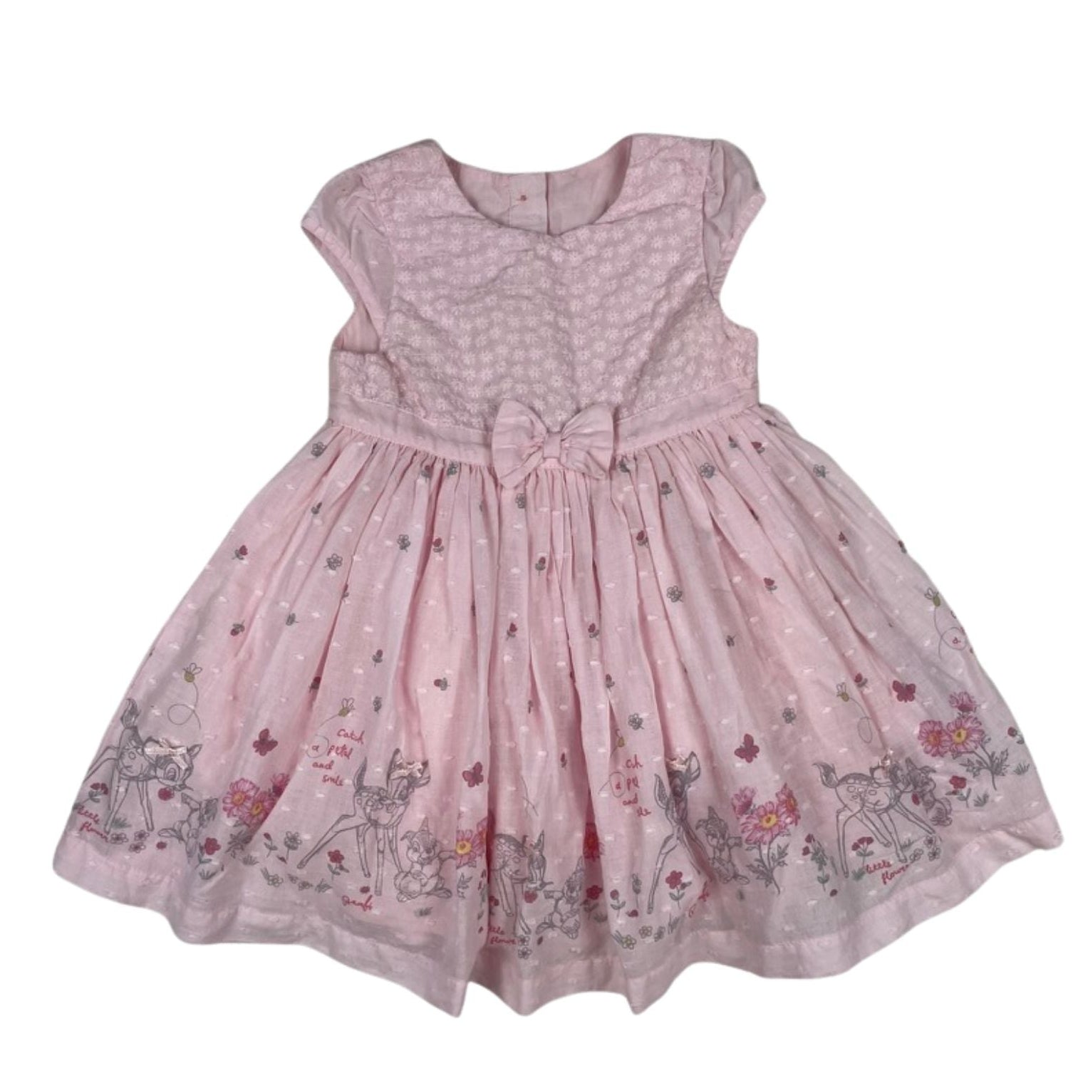 Rosa Baby-Kleid mit Disney-Motiv