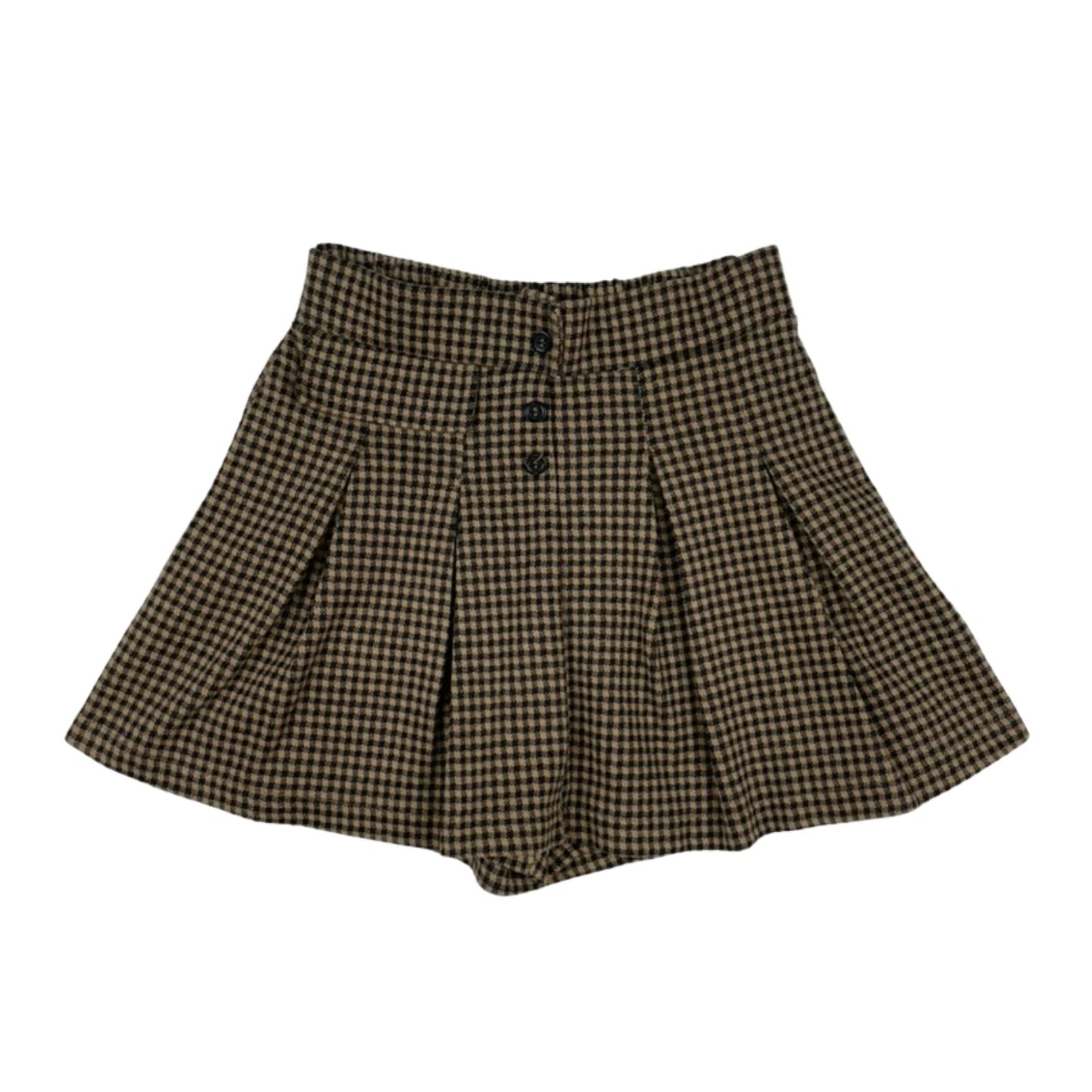 Kariertes Mädchenrock in Größe 128