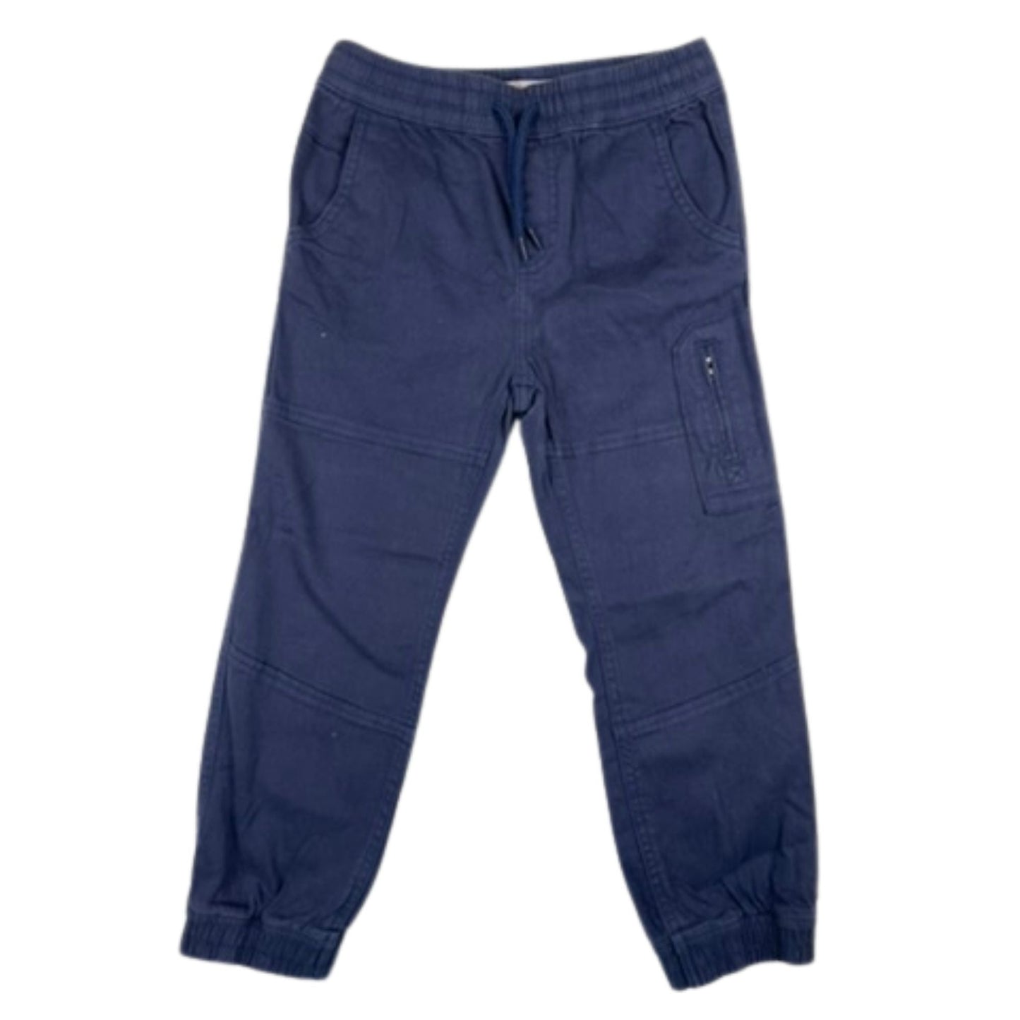 Dunkelblaue Kinderhose mit elastischem Bund