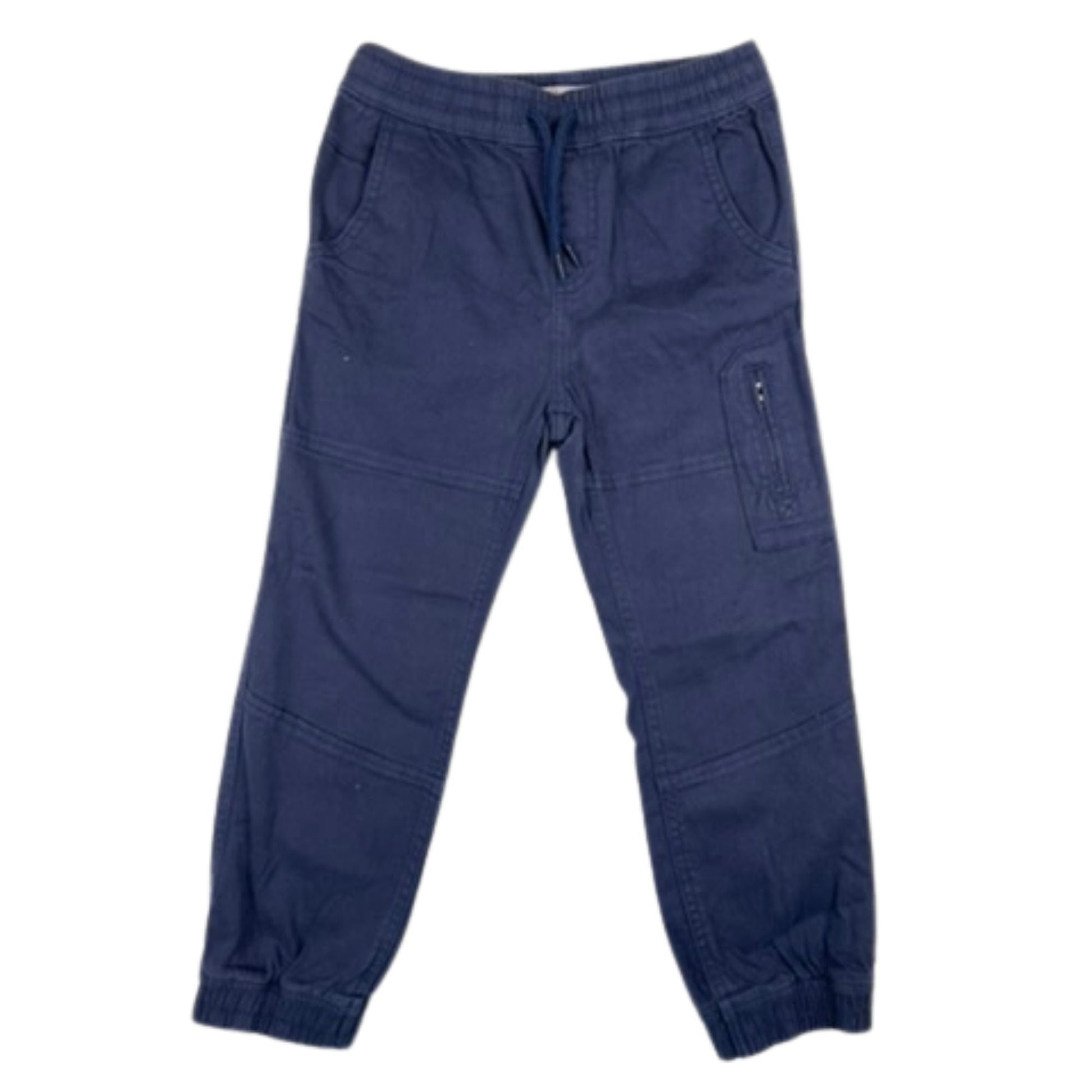 Dunkelblaue Kinderhose mit elastischem Bund