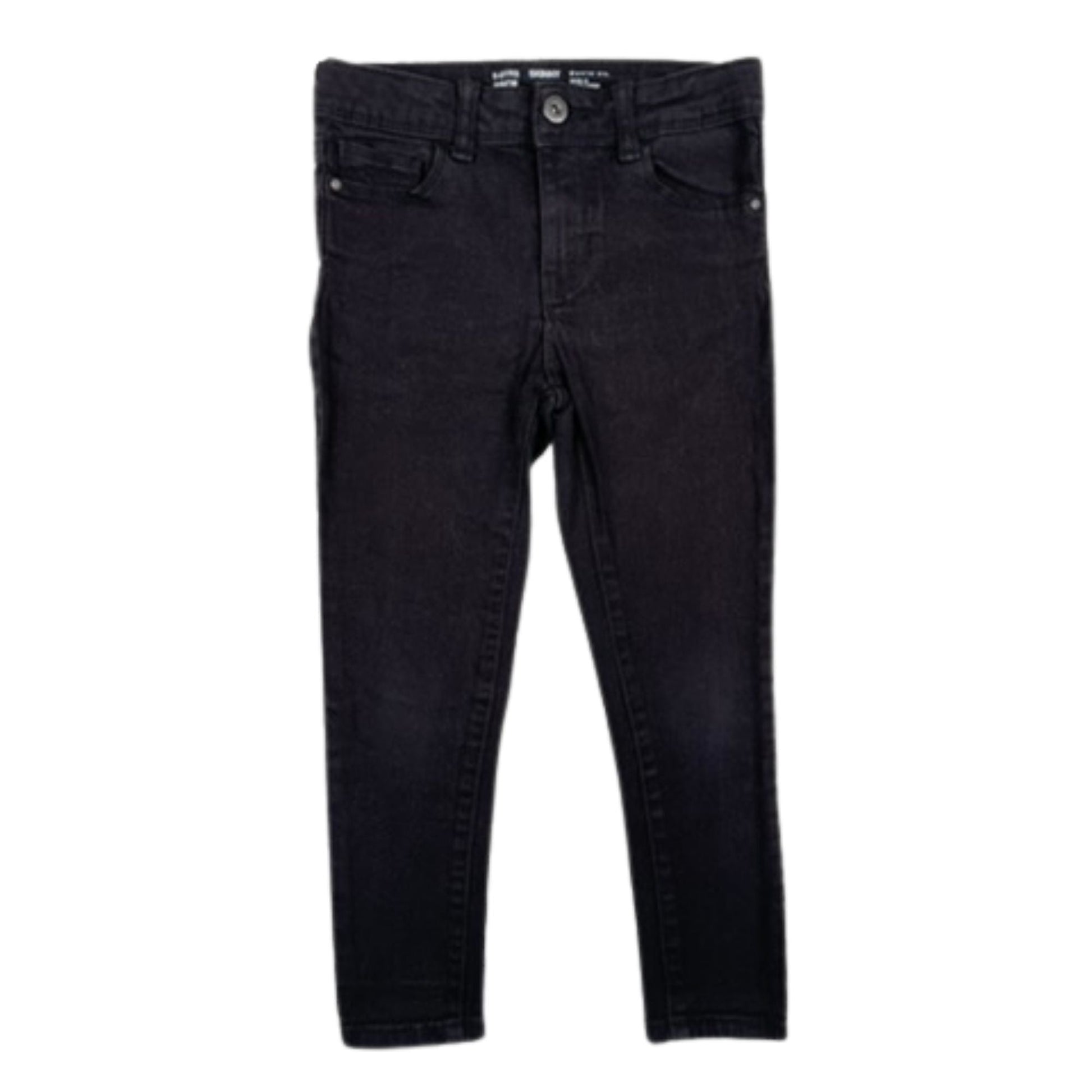 Schwarze Skinny Jeans für Mädchen in Größe 116