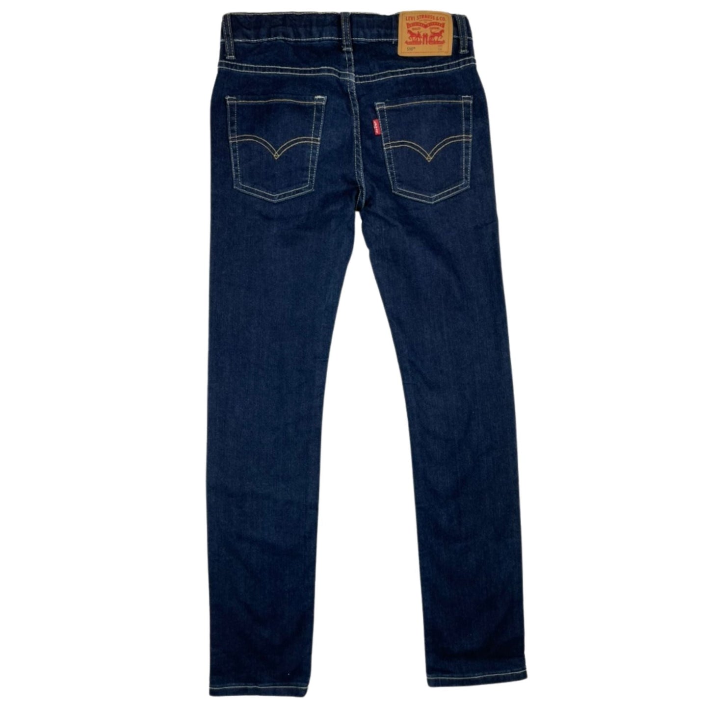 Dunkelblaue Jeans im Slim Fit