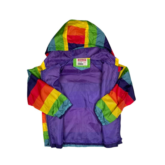 Windbreaker mit Regenbogenstreifen
