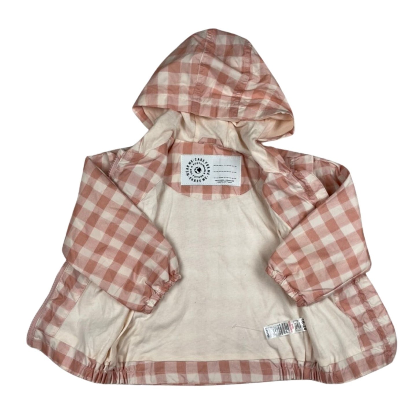 Leichte karierte Kapuzenjacke