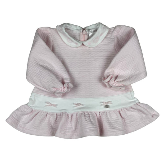 Babykleid rosa mit Kragen