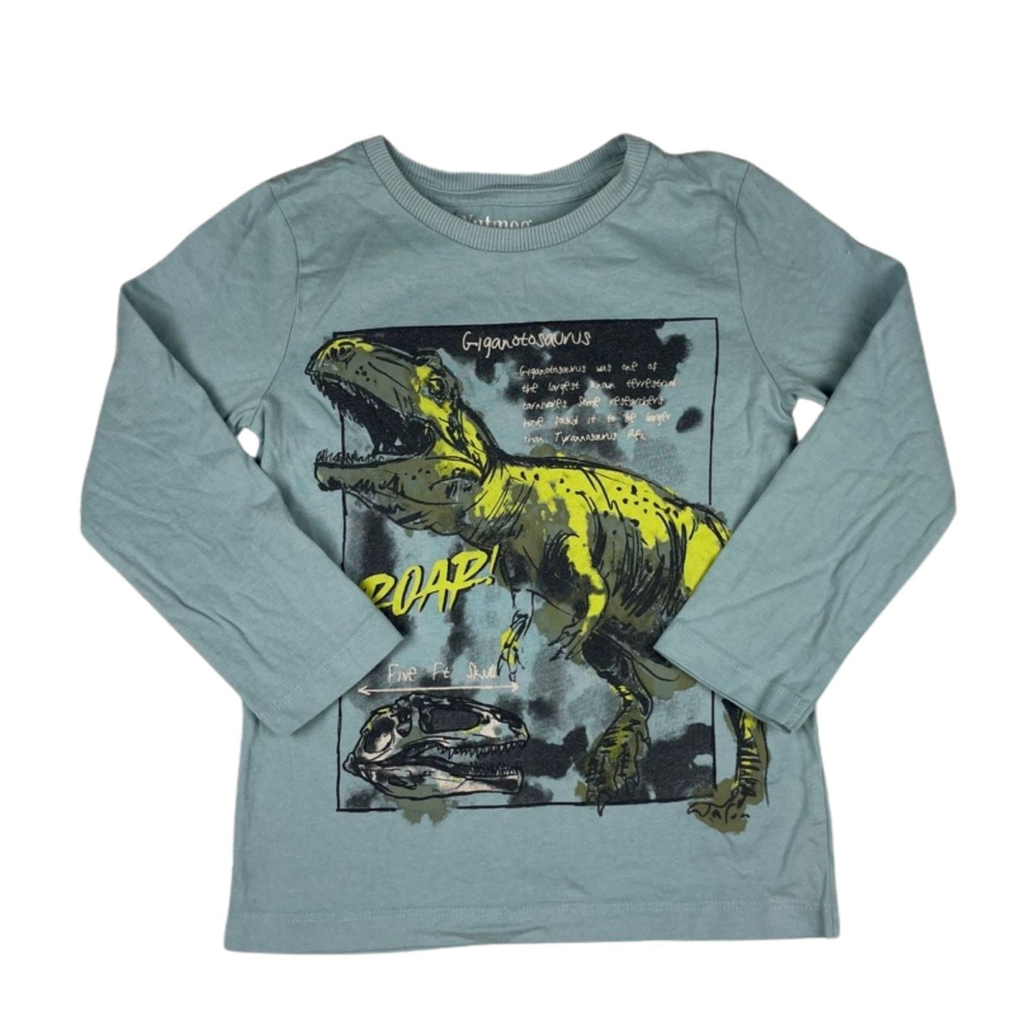 Langarmshirt mit Dinosaurier-Print