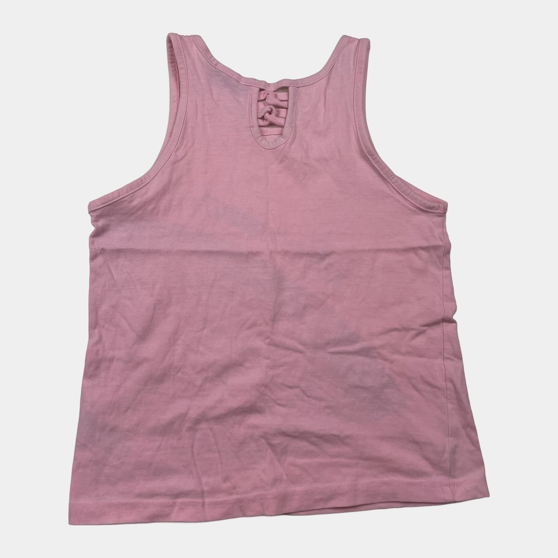 Rosa Sommer-Top mit Wassermelonen-Print, Größe 134/140 – back