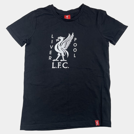Schwarzes T-Shirt mit LFC-Logo für Kinder – front