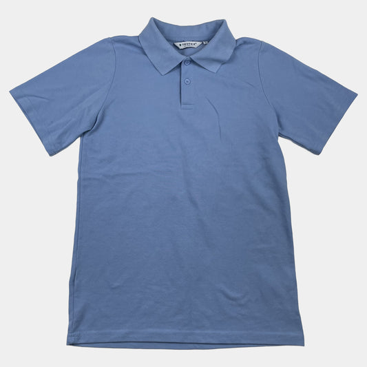 Blaues Poloshirt von Trutex in Größe 13 Jahre aus Polyester und Baumwolle – front