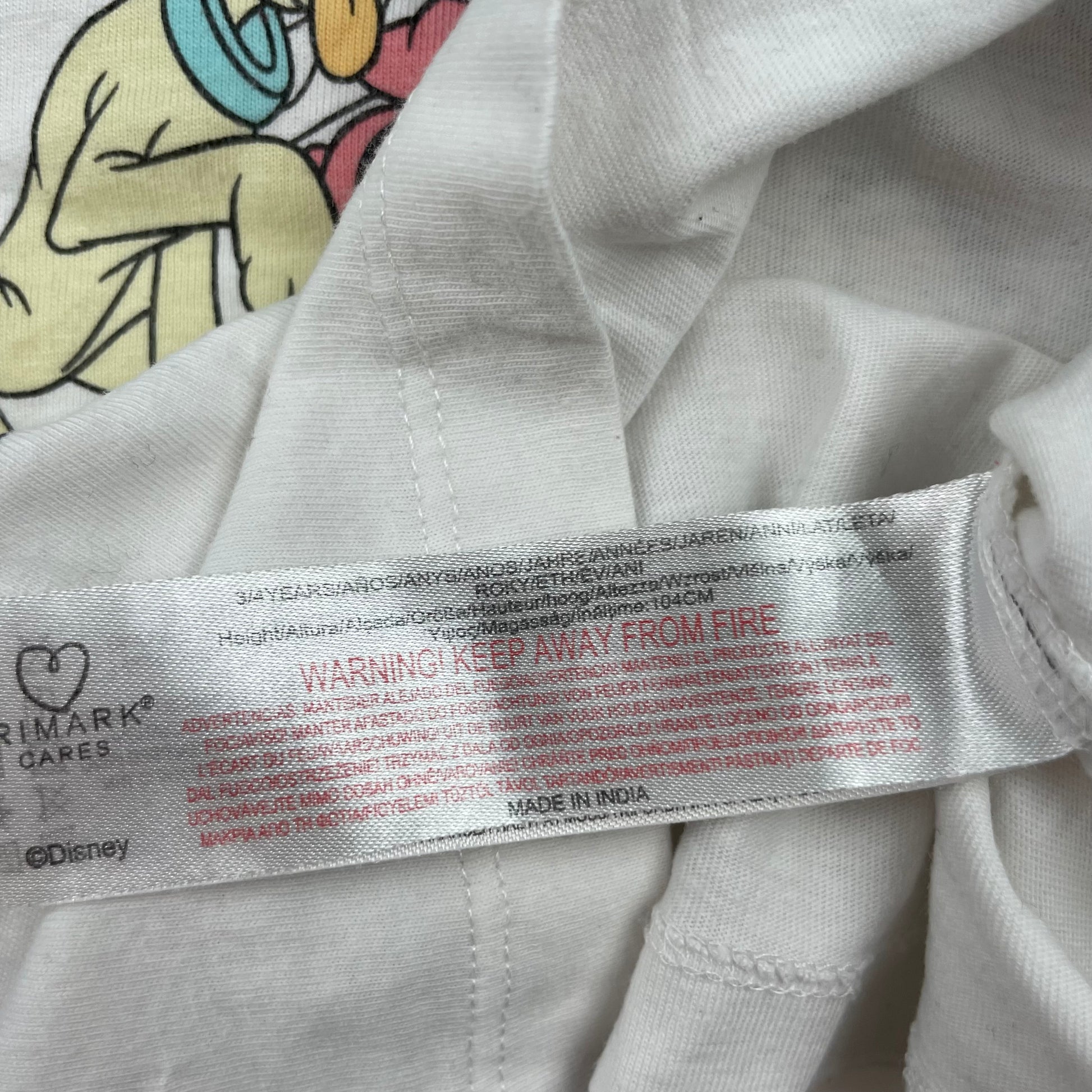 Weißes Disney Squad T-Shirt – label