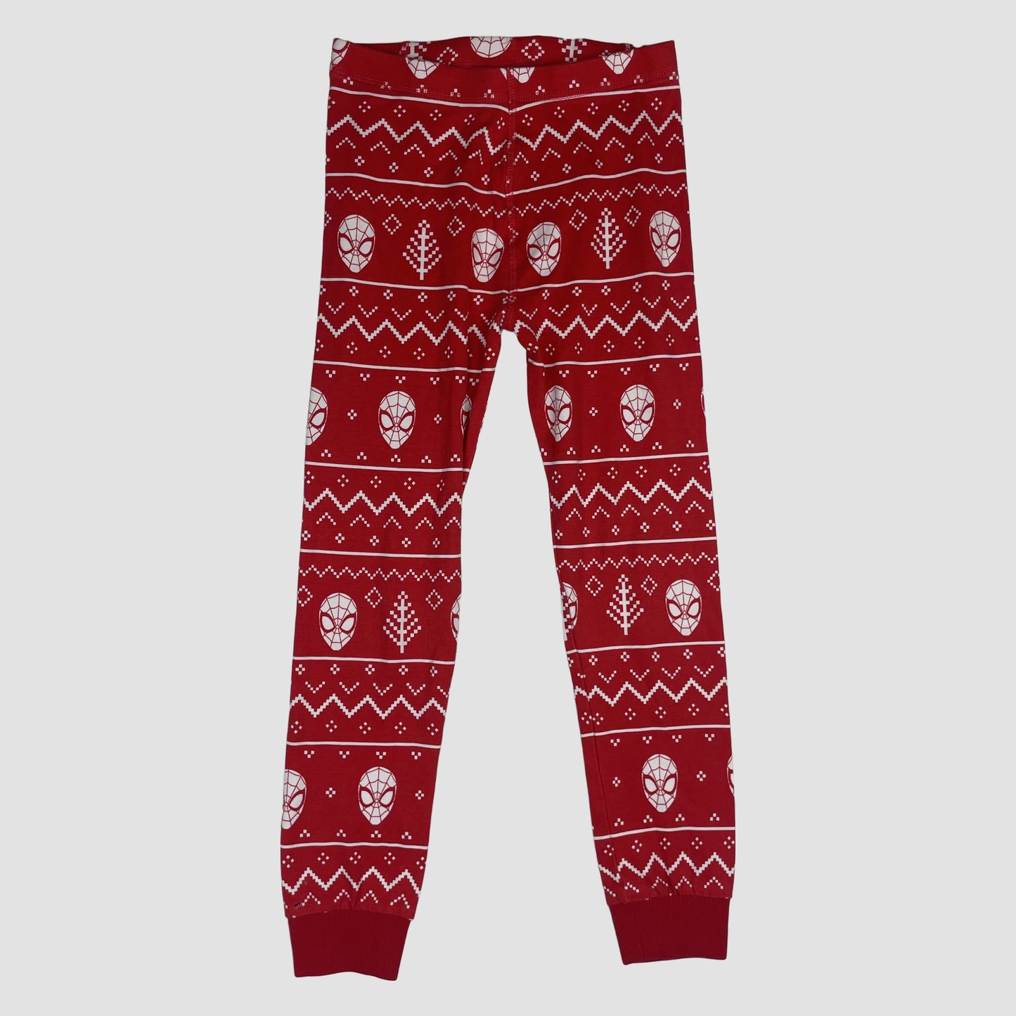 Rote Schlafanzughose von Next/Marvel mit Spider‑Man‑Motiv, Größe 7–8 Jahre – front