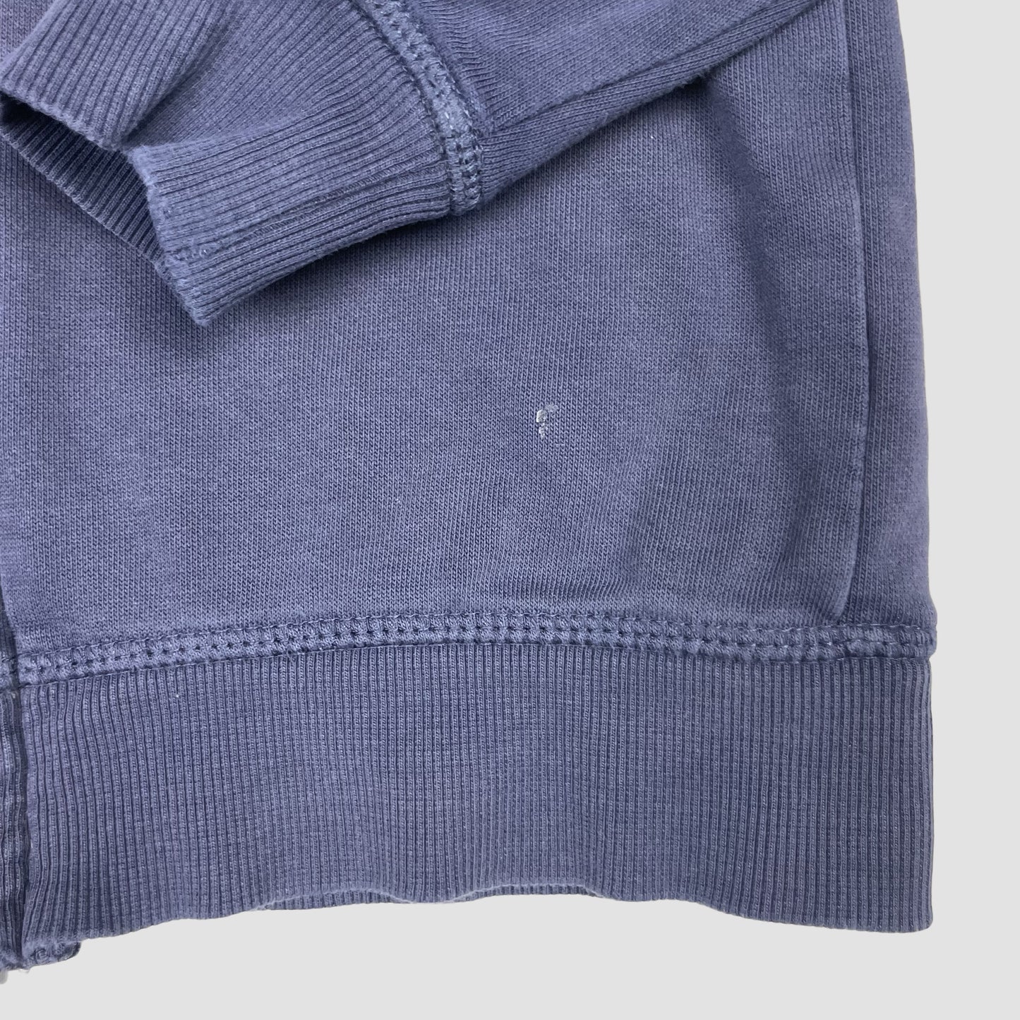 Dunkelblaue Kapuzenjacke von George mit Reißverschluss, Größe 3–4 Jahre – detail