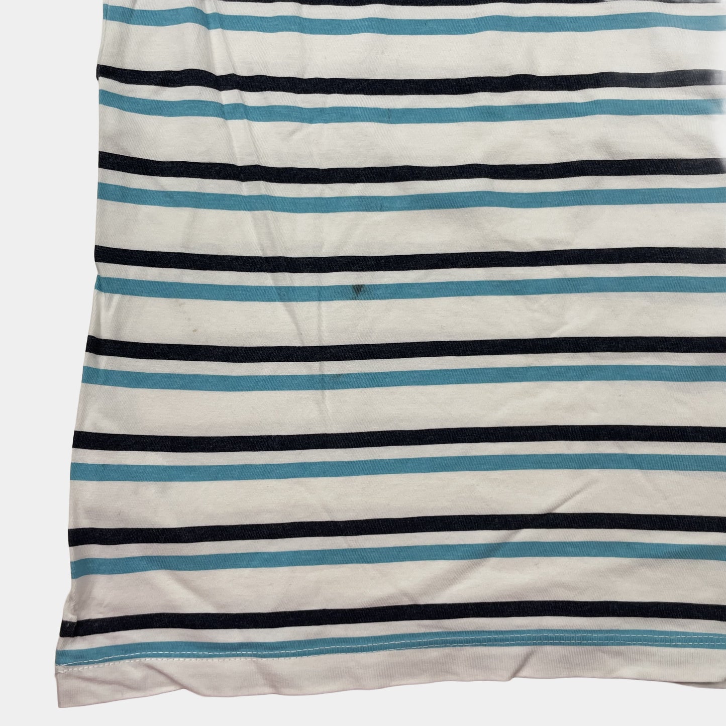 Gestreiftes T-Shirt in Weiß und Blau, Größe 134/140, H&M – fabric
