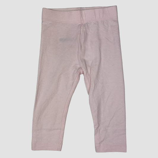 Rosa Baby-Leggings von Nutmeg, Größe 6–9 Monate (74) – front