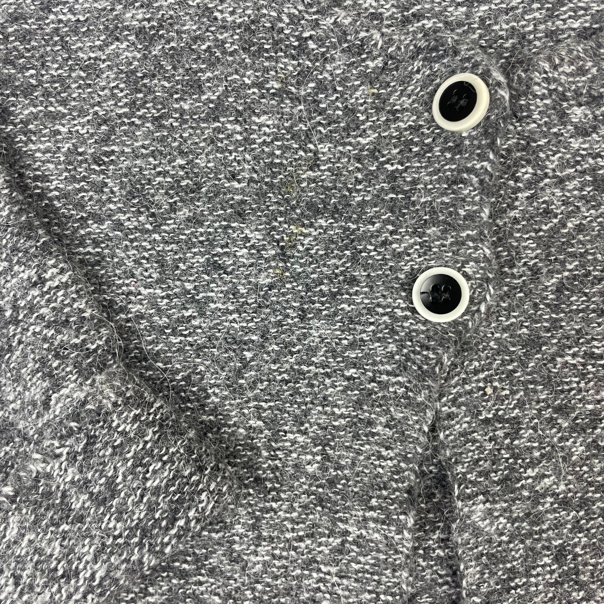 Graue melierte Strickjacke von bellybutton, Größe 86 – detail