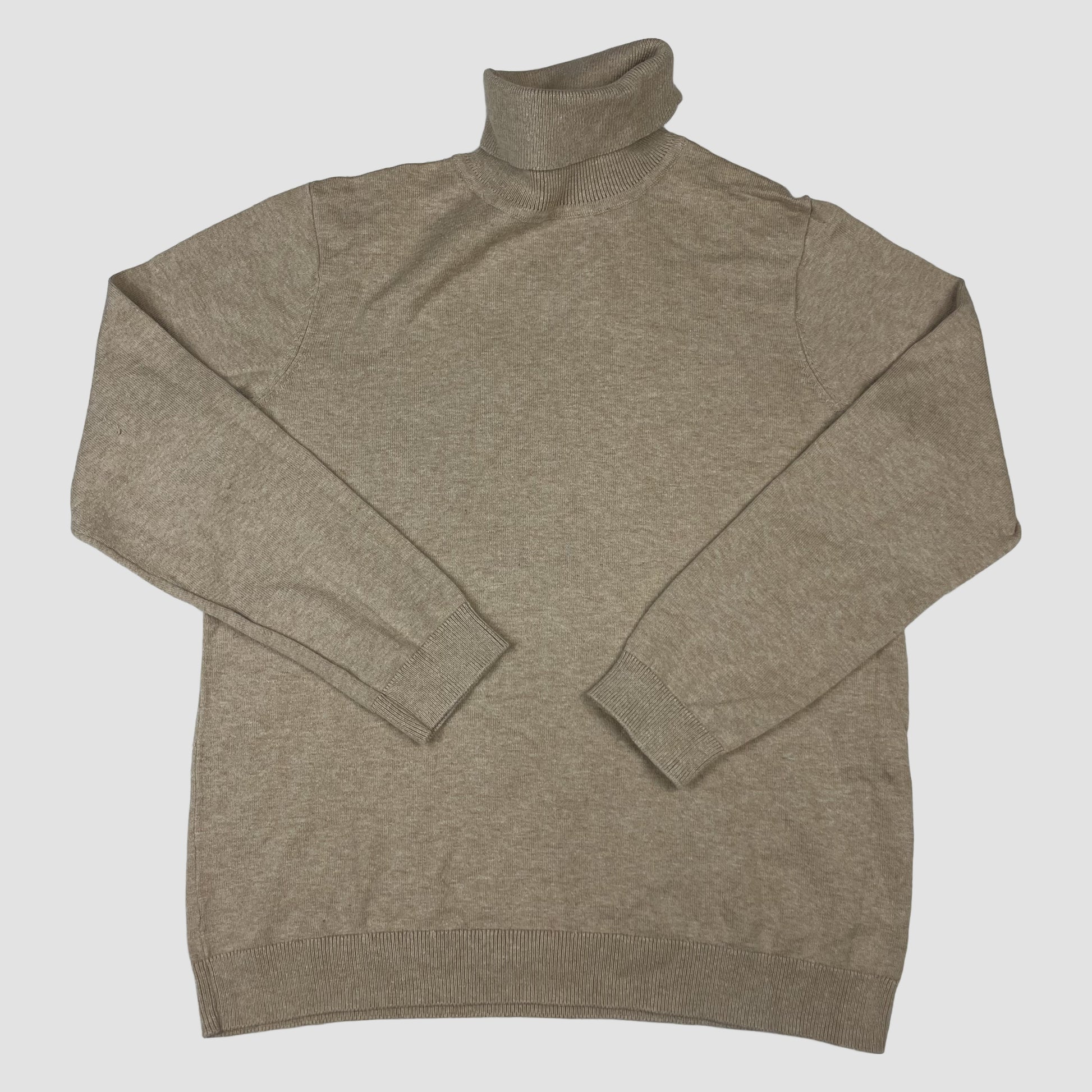 Beiger Rollkragenpullover von Zara, Größe 134 (9 Jahre) – front